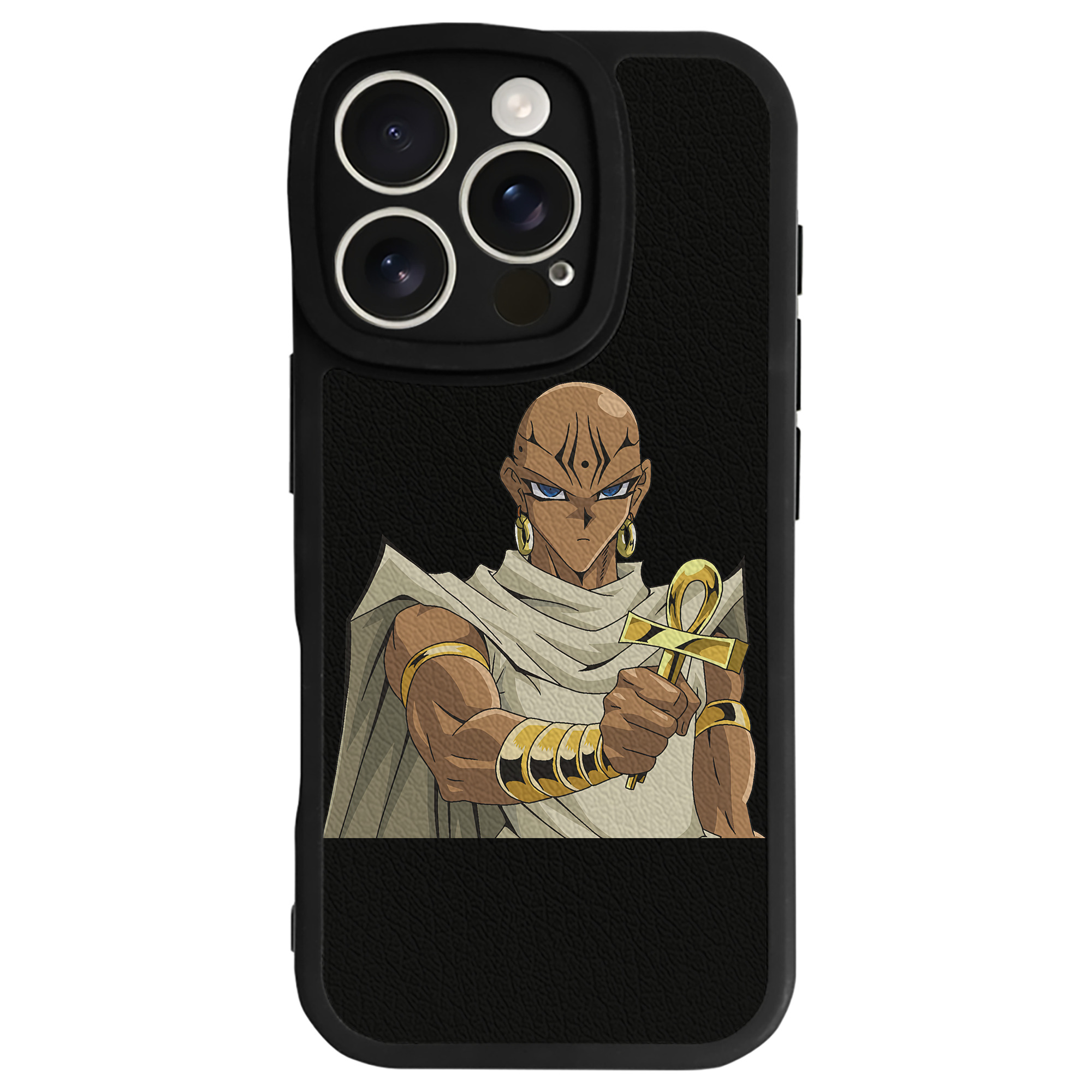 （画像用） 遊☆戯☆王 Yu-Gi-Oh! 【iPhone 16シリーズ対応】シリコンスマホケース（レザー調） 材質：シリコン